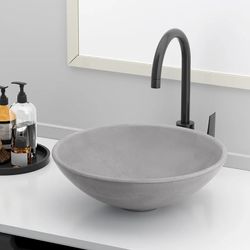 16" Modern Vessel Sink for Bathroom - Small Round Bowl Above Counter $25 each or 2 for $40