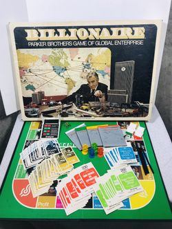 Vintage 1973 Parker Bros. Billionaire Board Game