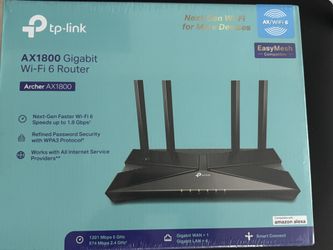 AX1800 Gigabit Wi-Fi 6 Router “NEW”