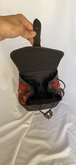 Peruvian Handmade leather backpack