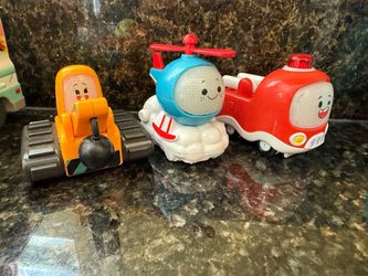 Kids Character Vehicle Toy Set of 3