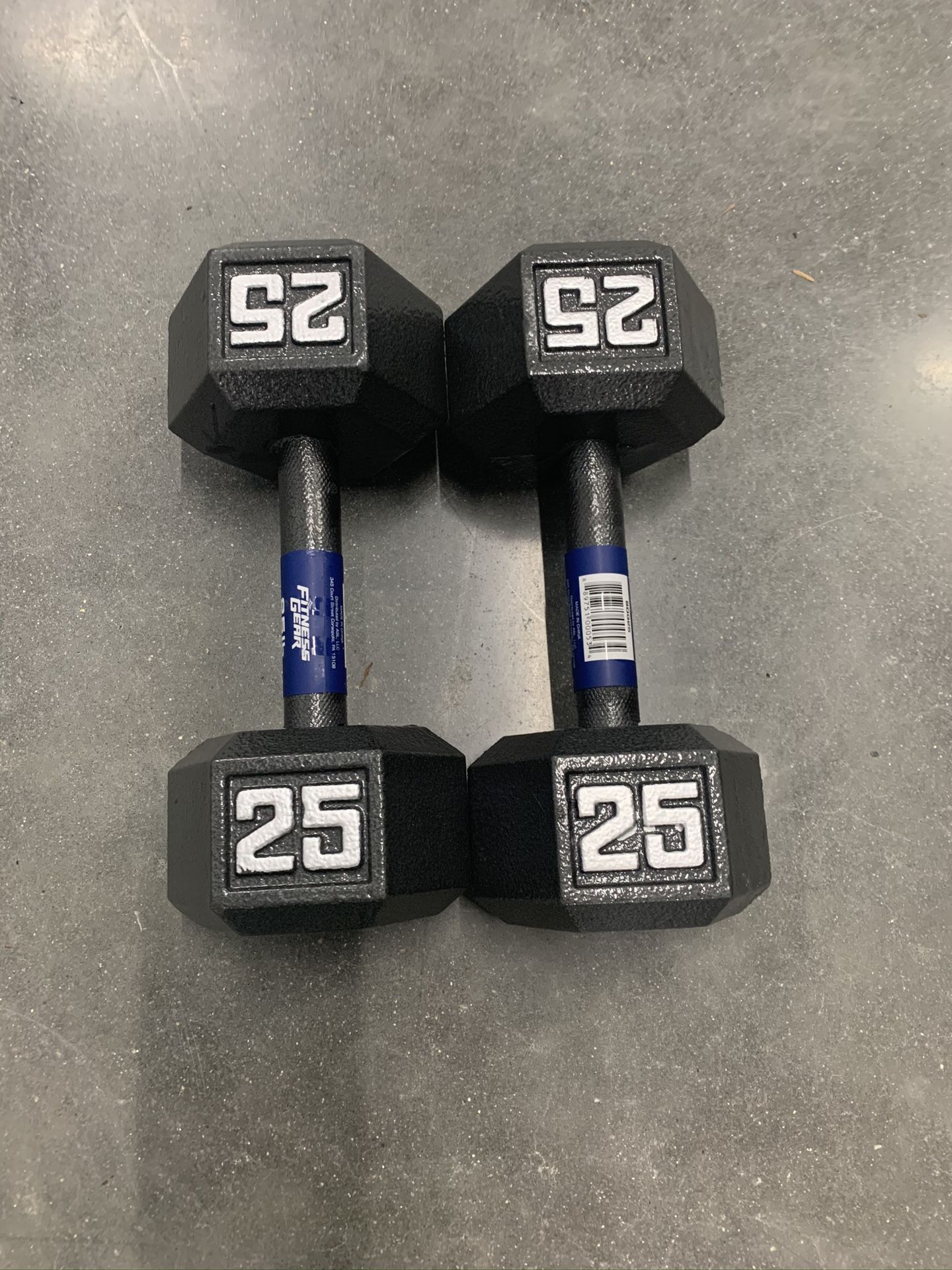 *Brand New* 25lb Cast Iron Dumbbells (Pair)