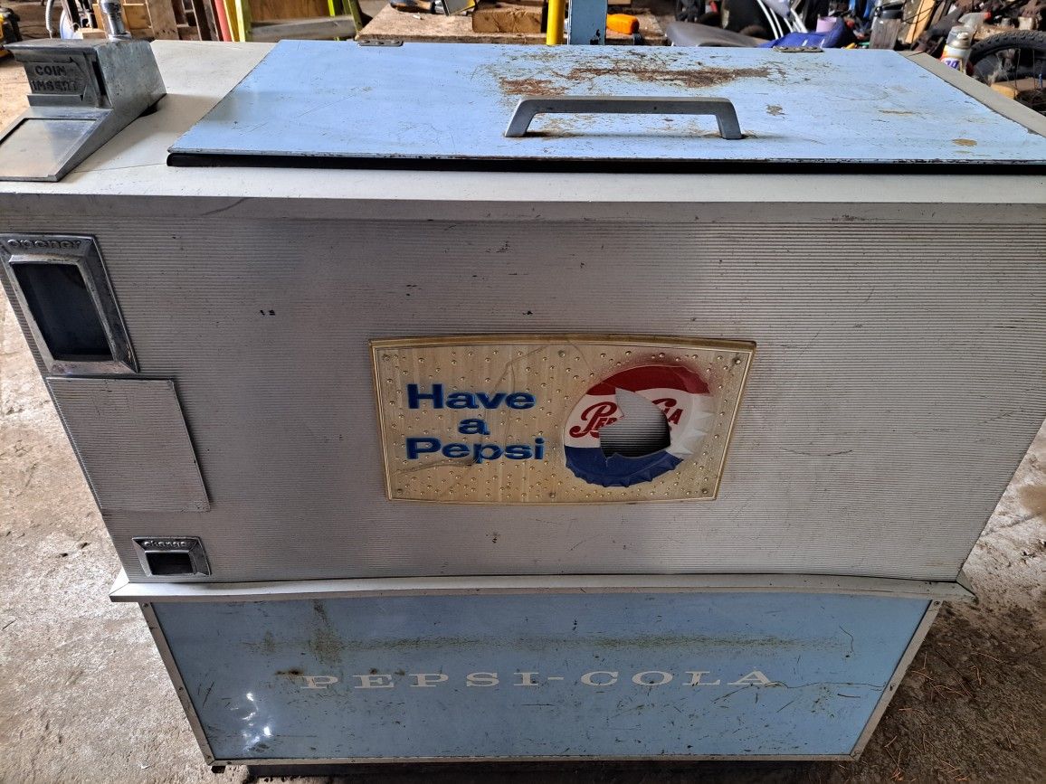 Antique Pepsi Cooler