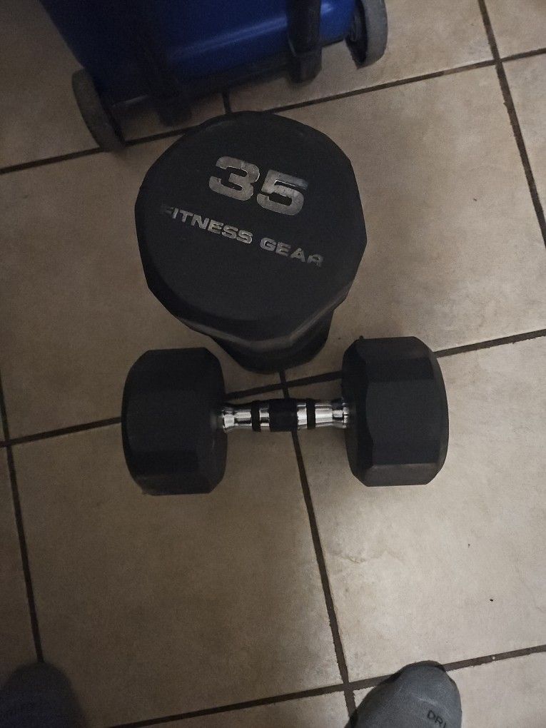 35lb Dumbell Set