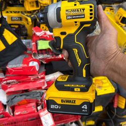 Dewalt 20v Impact With Battery 