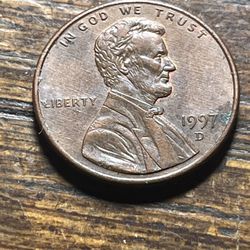 1997 D Error Penny