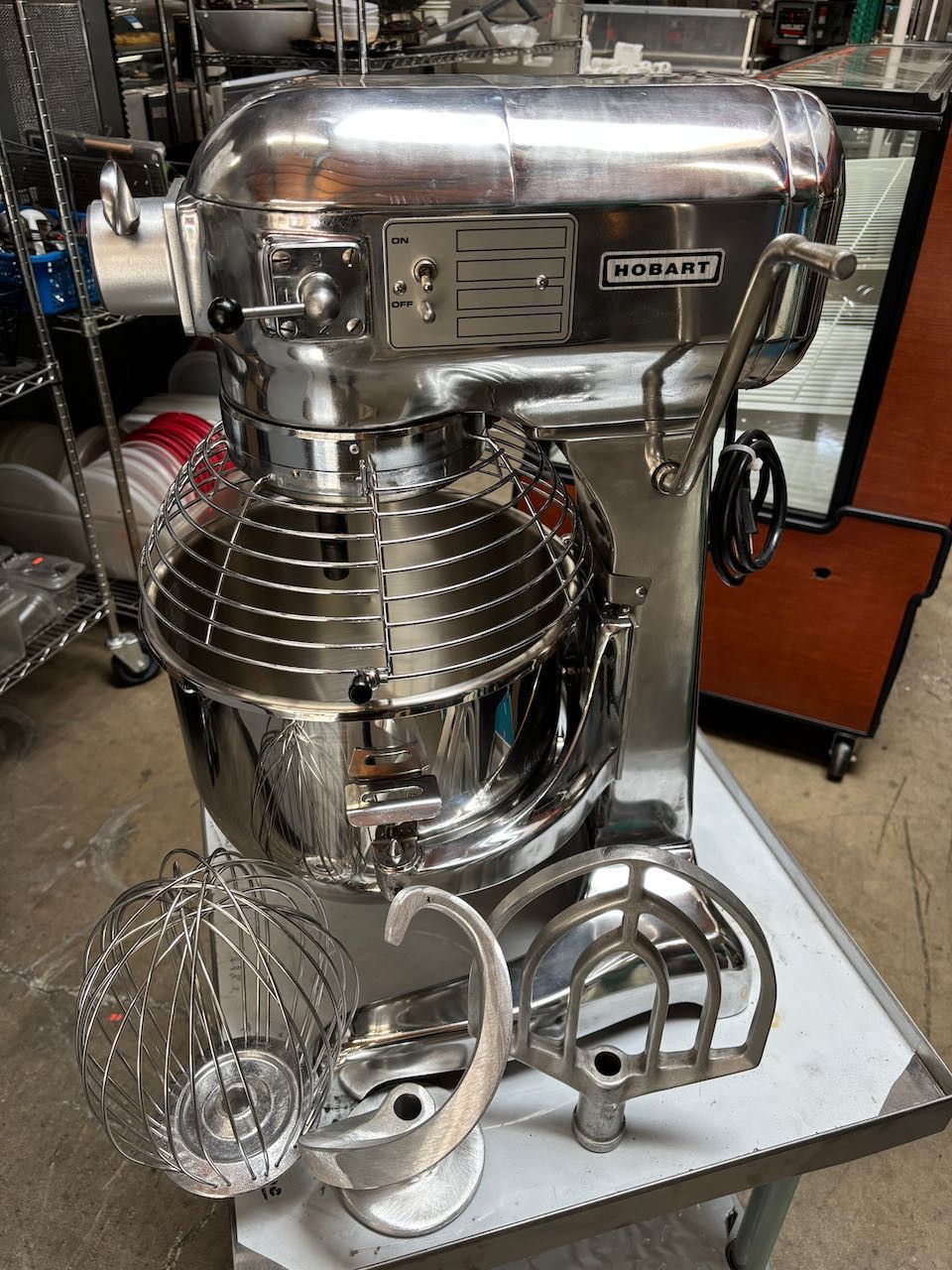 20 Quart Mixer Hobart A-200D NEW Bowl & Attachments Aluminum Lightweight NSF 115V #4175