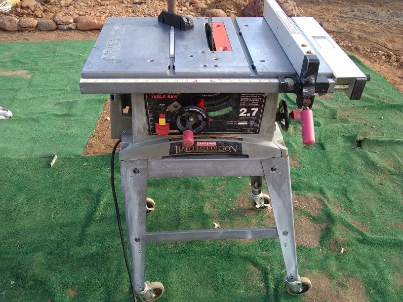 Craftsman 2.7 hp table saw deals