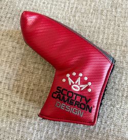 Titleist Scotty Cameron Design Blade Milled Putters Golf HeadCover Grey/Red