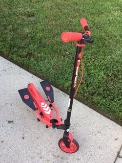 Awesome red almost new pedal scooter