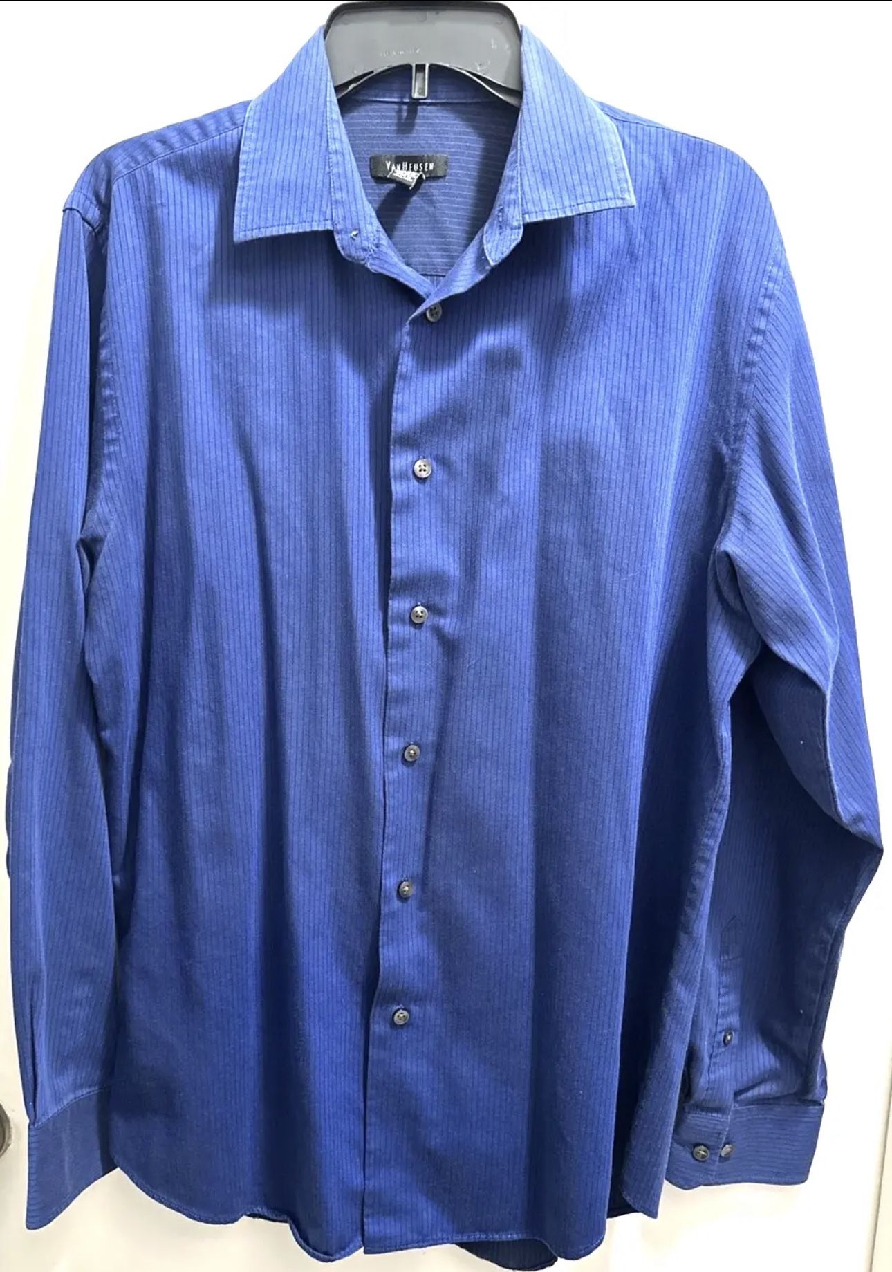 Van Heusen Blue Dress Shirt 15 1/2