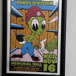 Rare 1990s s/n Concert Posters By Uncle Charlie