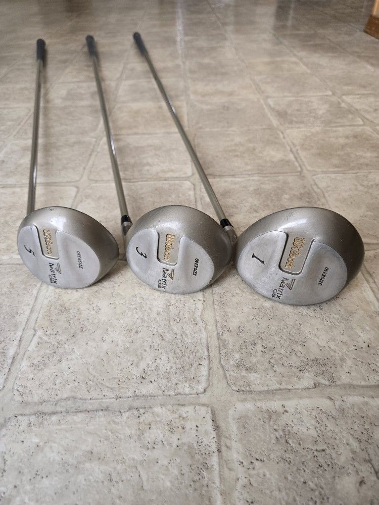 Wilson Matrix Oversize 1, 3, 5 Wood Carbon Fiber Graphite Ladies RH Golf