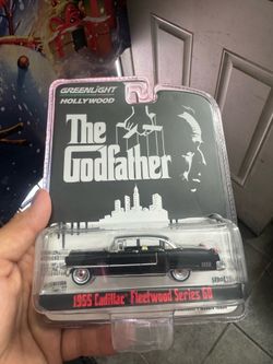 GreenLight The Godfather 1955 Cadillac Fleetwood Series 60 Die-Cast Car