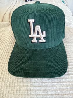 New Era Los Angeles Dodgers 9Fifty AF SnapBack Hat Corduroy Green Champions Ring