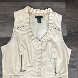 Woman  Leather Vest 