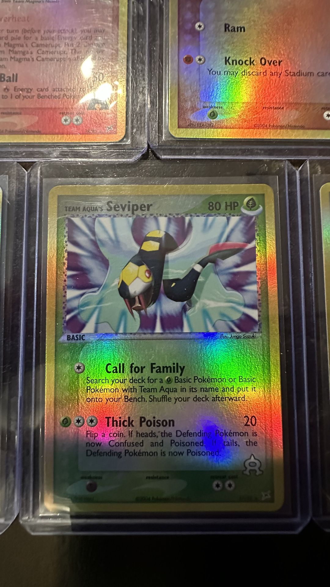 rare reverse holo pokemon cards Rare Reverse Holo Stamped Aqua/Magma Pokémon Lot