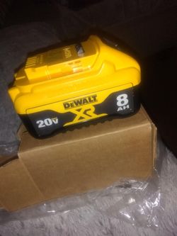 DeWalt xr8 amp batteries $100 each