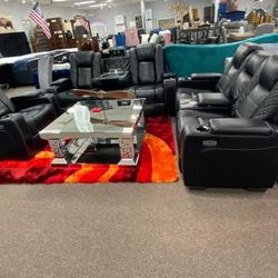 Power Reclining Sofa Or Love Seat In Stock For Immediate Delivery