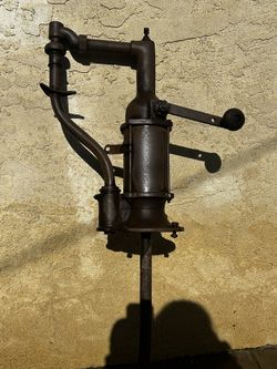 Antique Oil Barrel Pump