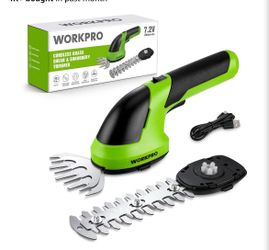 WORKPRO 7.2V Cordless Grass Shear & Shrubbery Trimmer