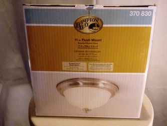 Hampton bay 11 in Flush mount
