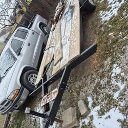 16 Ft Flat Bed Trailer 