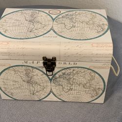 Storage Trunk Box Antique Vintage Style 