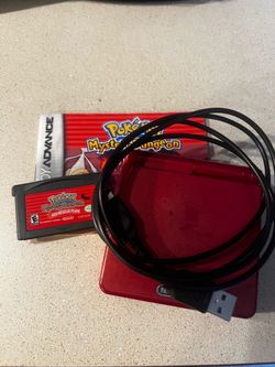 Gameboy with Pokemon Red Rescue Team