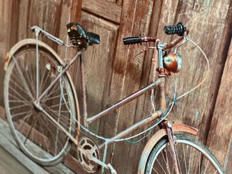 Large 60” x 40” Living Spaces Bicycle Canvas Wall Art