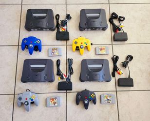 Nintendo 64 / N64 sets with Games & Hdmi available
