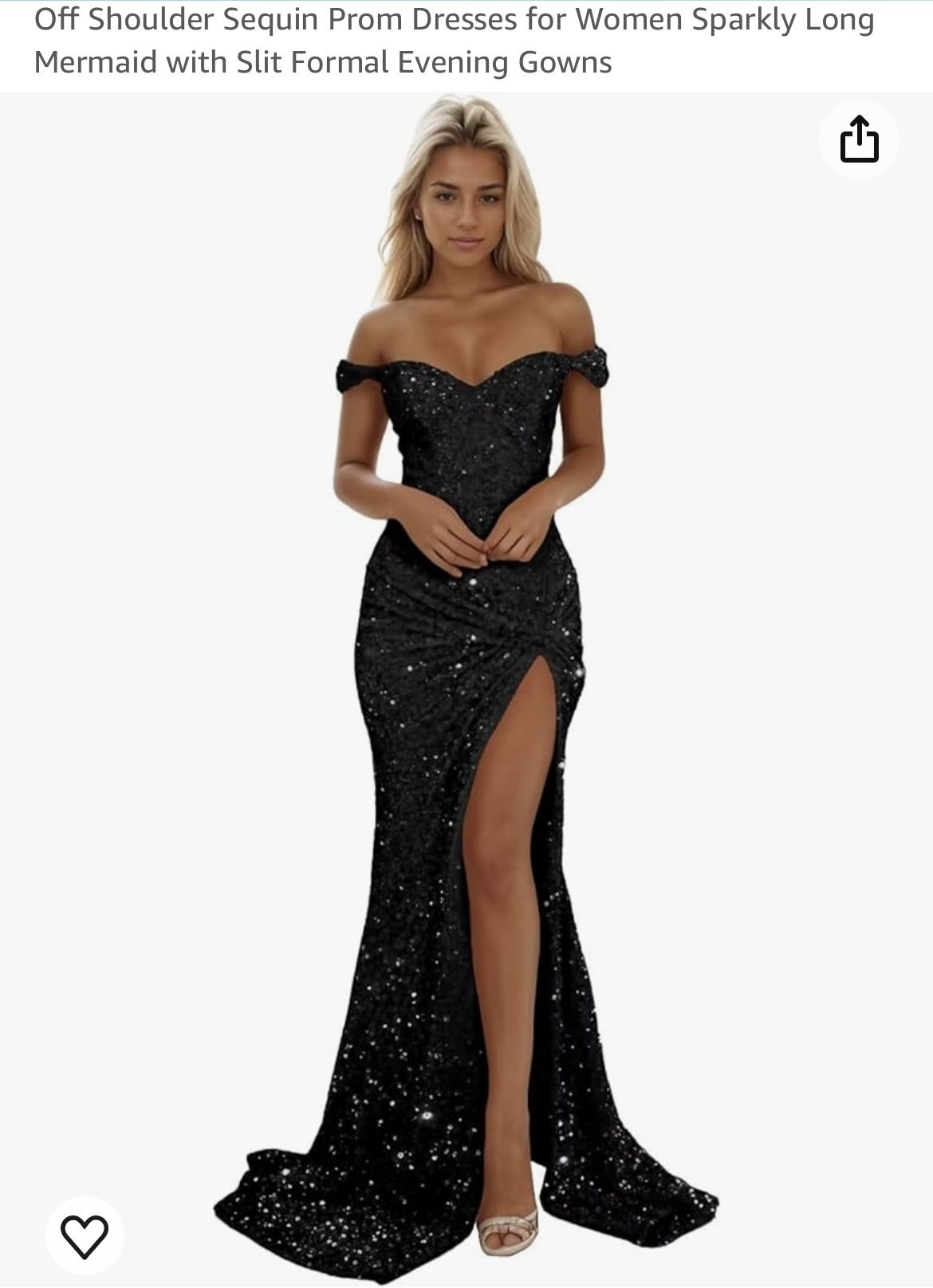 dress prom , size 4  black