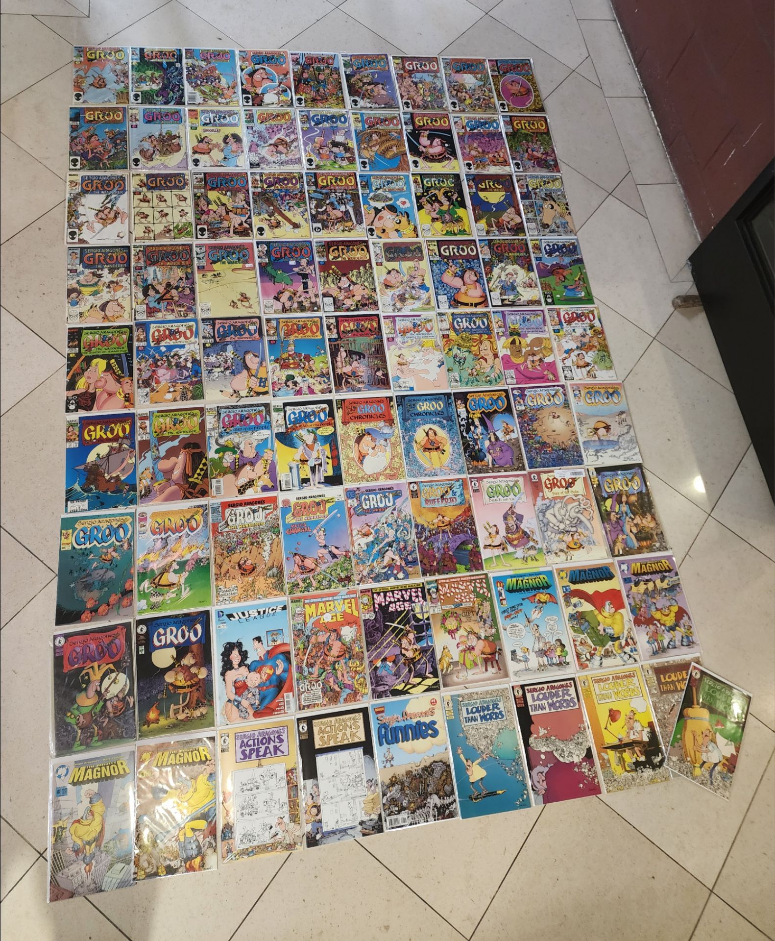 Sergio Aragones Groo Comic Lot of 82 VF/NM Marvel Epic Image Dark Horse