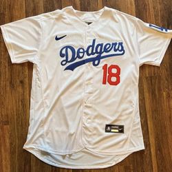 Dodgers Yamamoto White Blue Jersey (Small To 3X)