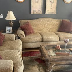 Sofa and loveseat