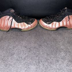 Nike Air Foamposite One Rust Pink Size 12 AS-IS BROTHERS OLDIES BUT GOOD LIFE LEFT