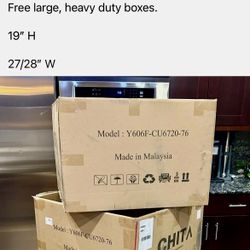 3 Free Heavy Duty Boxes