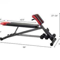 Adjustable Multi-functional Workout Bench