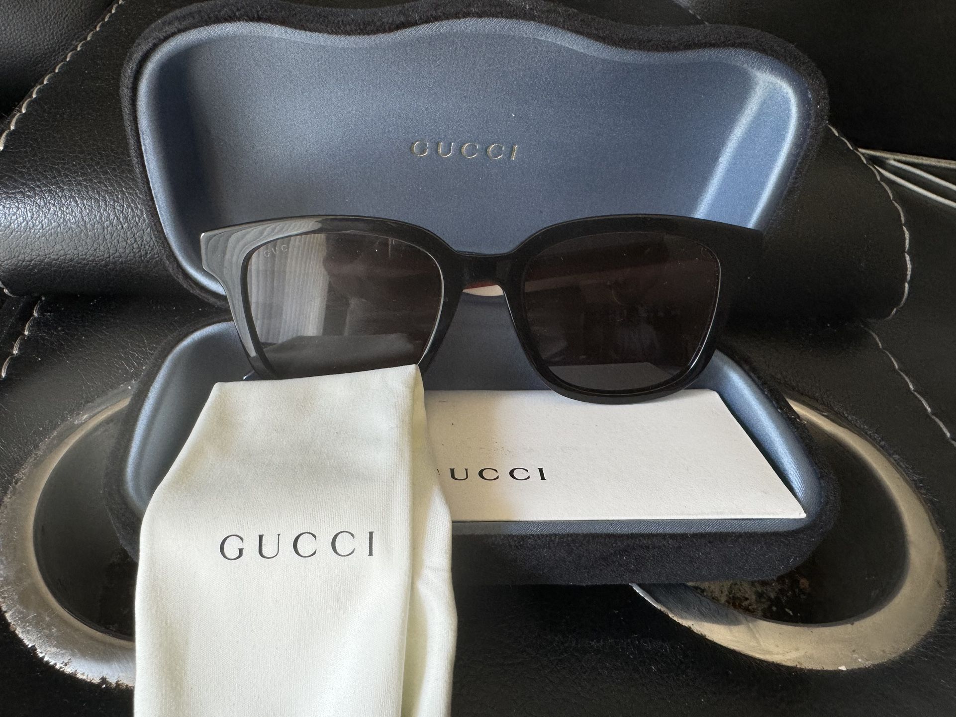 Gucci Sunglasses GG0847SK 002 53 - Black/Blue