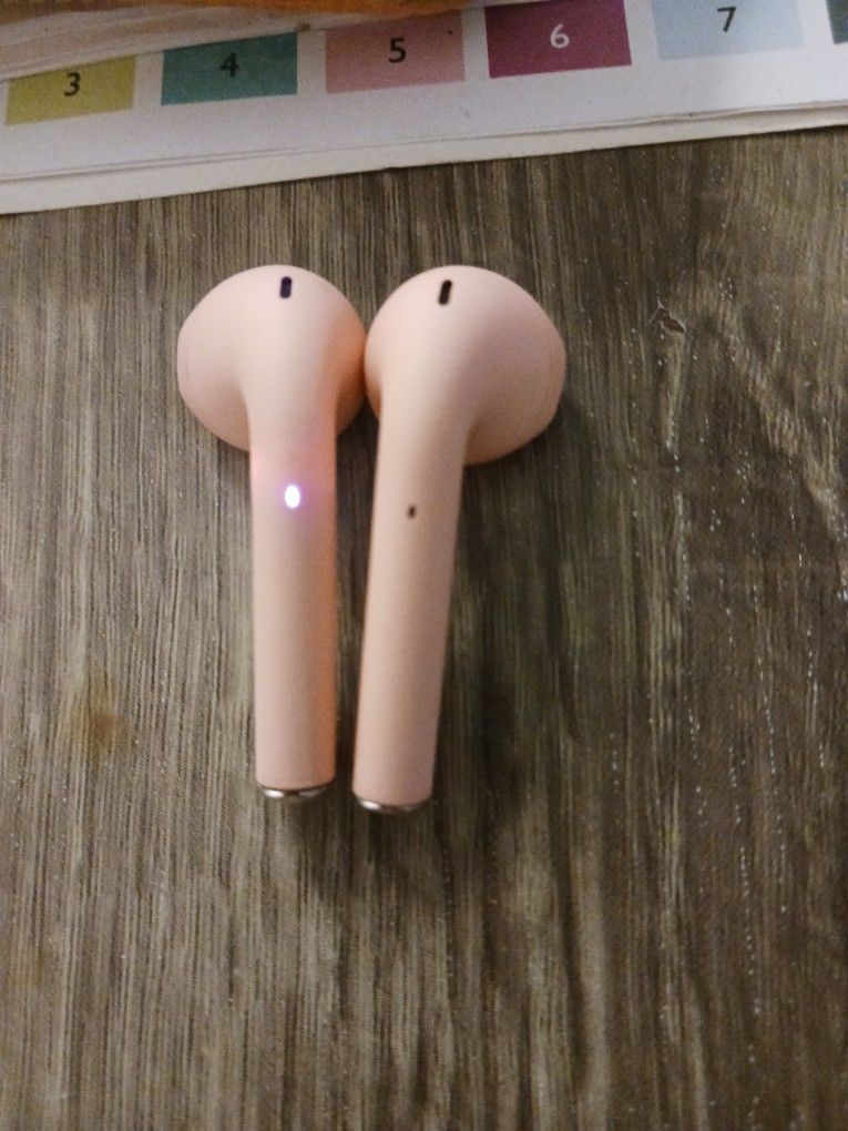 Bluetooth Pink Earbuds