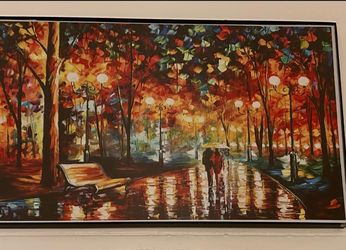 Park Scene wall art framed print