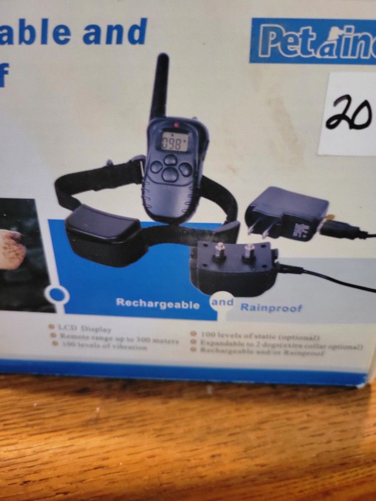 New Dog Training Collar. Approx 1000 yards. Rechargeable & Waterproof