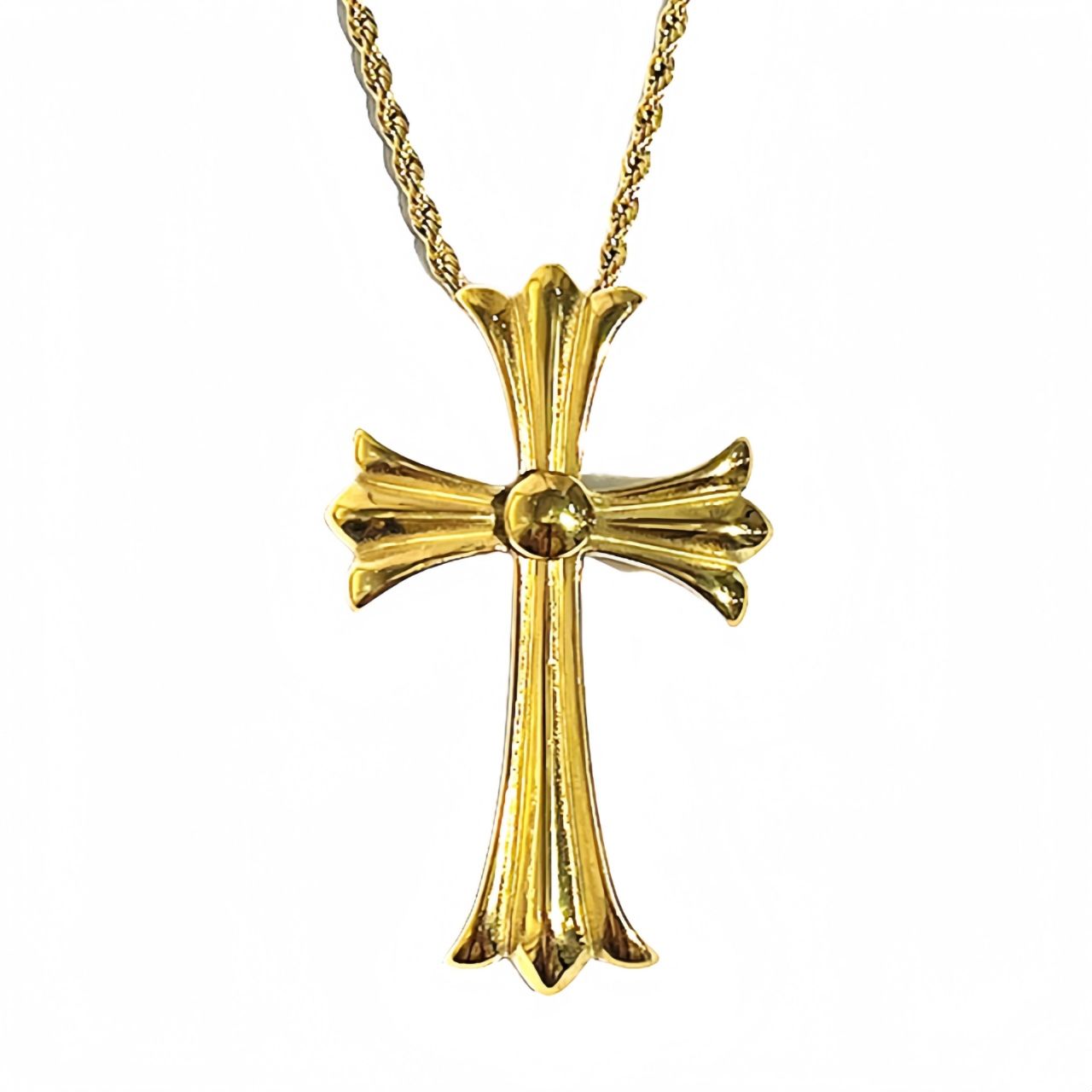 HN062:Hip-Hop Style Necklace,Chrome Heart Necklace Vintage Cross Pendent Necklace For Women And Men