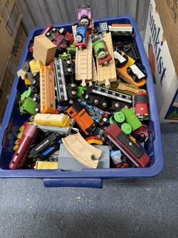 Chest Packed With Thomas the Train Engines and Tracks