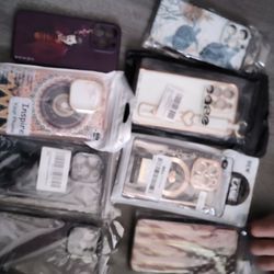 Cellphone Cases Screen Protectors. 