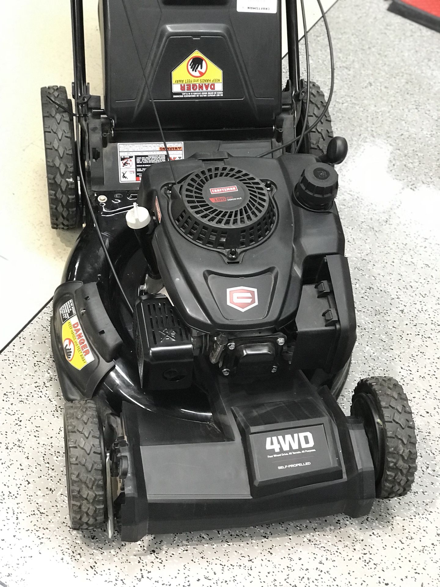 Craftsman 4wd lawn mower sale