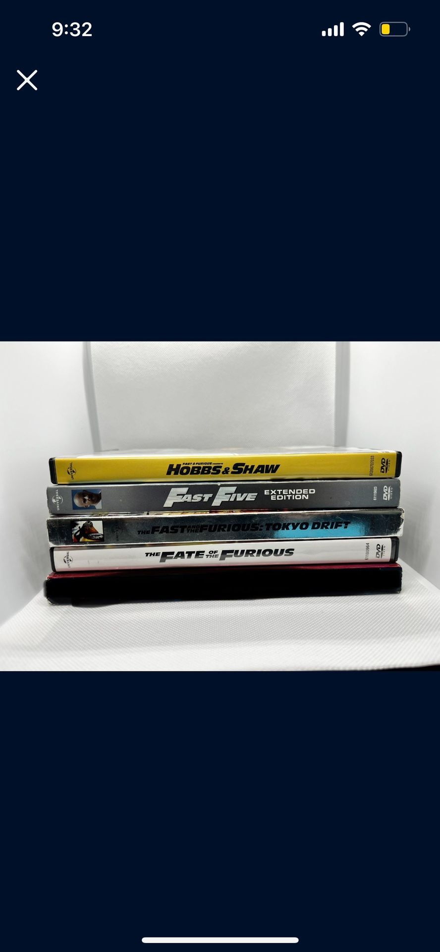 Fast And Furious DVD Movies