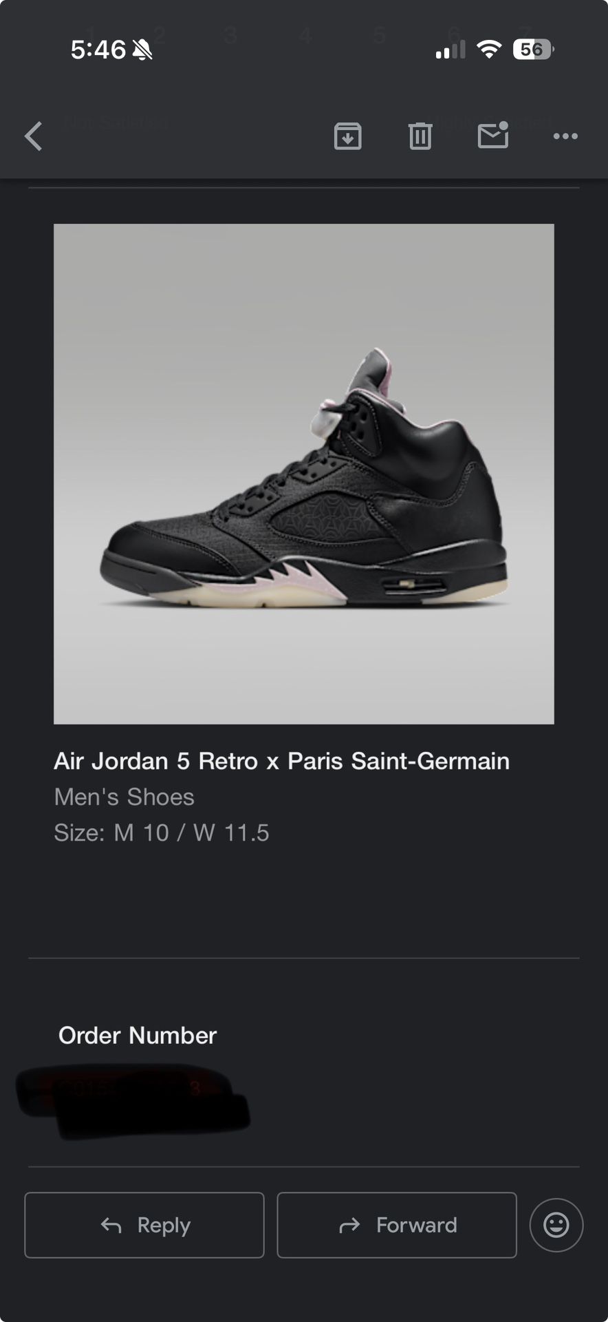 Jordan 5 RETRO X PSG