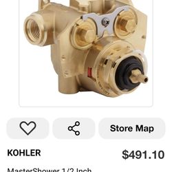 MasterShower 1/2 Inch Thermostatic Mixing Value (Have 2)