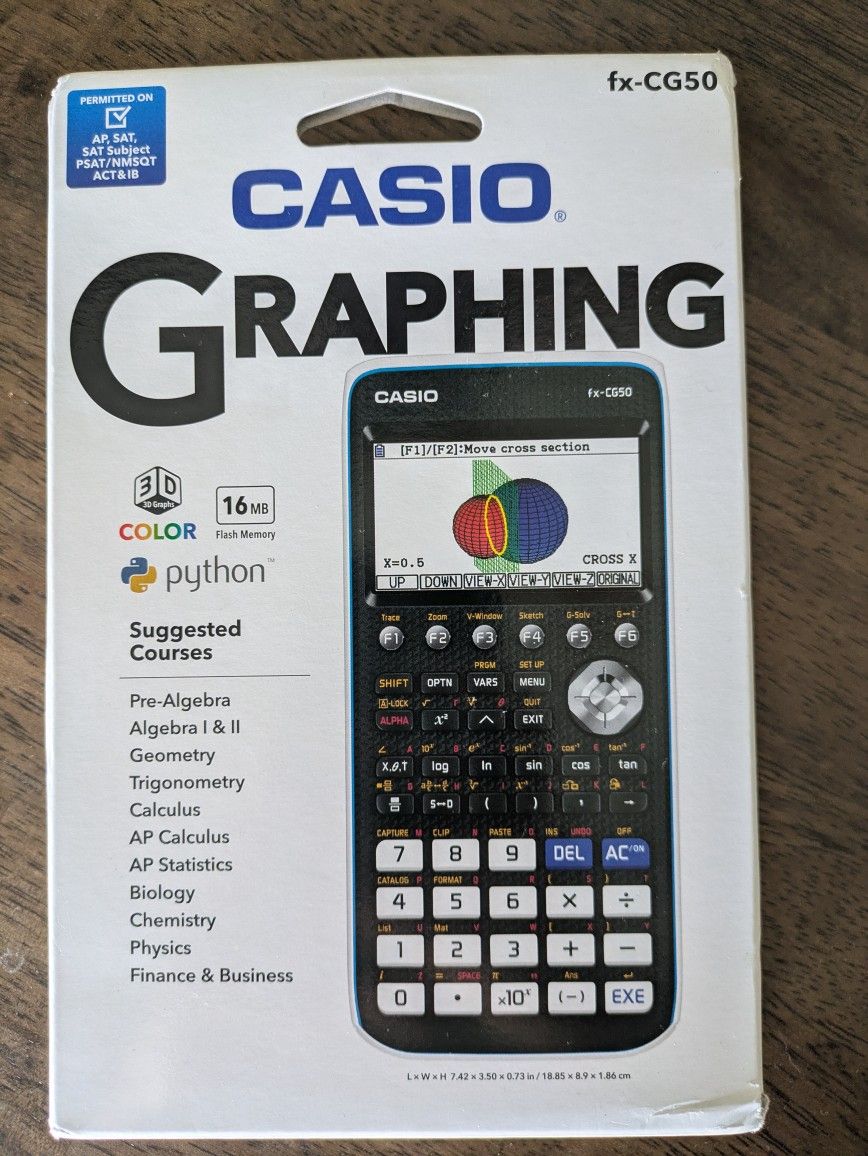 Unopened Casio Graphic Calculator fx-CG50